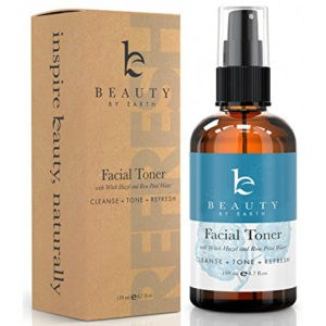 Beauty By earth facial toner. Suitable for sensitive, combination, oily or acne prone skin. Organic, clean, green, non-toxic. | Ethical Bunny's guide to cruelty free and vegan skincare, makeup, haircare, bodycare, personal care, fragrance, beauty and household. Ulta, Amazon, drugstore & Sephora ultimate shopping guide, best of beauty award winners, sales and discounts.