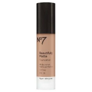 No 7 Beautifully Matte foundation demo, swatches and review. | Ethical Bunny's guide to cruelty free and vegan skincare, makeup, haircare, bodycare, personal care, fragrance, beauty and household. Ulta & Sephora ultimate shopping guide, best of beauty award winners, sales and discounts.
