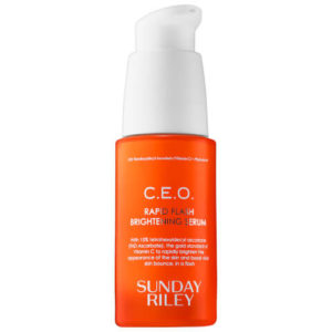 Sunday Riley ceo rapid flash vitamin c serum demo and review. | Ethical Bunny's guide to cruelty free and vegan skincare, makeup, haircare, bodycare, personal care, fragrance, beauty and household. Ulta & Sephora ultimate shopping guide, best of beauty award winners, sales and discounts.