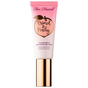 Too Faced primed & peachy primer swatches and review. | Ethical Bunny's guide to cruelty free and vegan skincare, makeup, haircare, bodycare, personal care, fragrance, beauty and household. Ulta & Sephora ultimate shopping guide, best of beauty award winners, sales and discounts.
