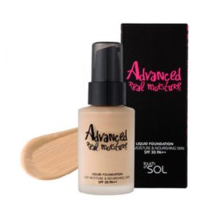 Touch In Sol Advanced Moisture foundation demo, swatches and review. | Ethical Bunny's guide to cruelty free and vegan skincare, makeup, haircare, bodycare, personal care, fragrance, beauty and household. Ulta & Sephora ultimate shopping guide, best of beauty award winners, sales and discounts.