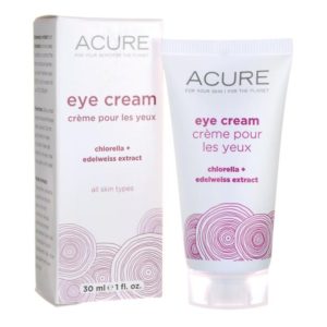 Acure eye cream. | Ethical Bunny's guide to cruelty free and vegan skincare, makeup, haircare, bodycare, personal care, fragrance and other beauty. Complete database list of natural, clean, green, non-toxic, organic options. Drugstore, luxury, high end, indie.