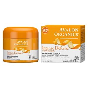 Avalon Organics Intense Defense vitamin c brightening cream. | Ethical Bunny's guide to cruelty free and vegan skincare, makeup, haircare, bodycare, personal care, fragrance and other beauty. Complete database list of natural, clean, green, non-toxic, organic options. Drugstore, luxury, high end, indie.