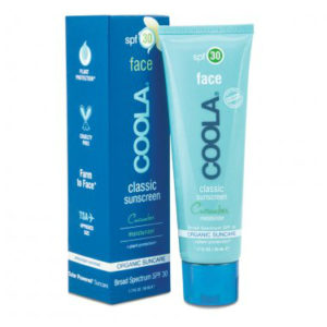 Coola face spf moisturizer cucumber. Suitable for sensitive, combination, oily or acne prone skin. Organic, clean, green, non-toxic. | Ethical Bunny's guide to cruelty free and vegan skincare, makeup, haircare, bodycare, personal care, fragrance, beauty and household. Ulta, Amazon, drugstore & Sephora ultimate shopping guide, best of beauty award winners, sales and discounts.