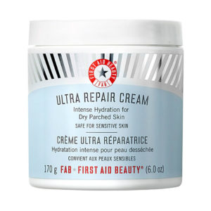 First Aid Beauty Ultra Repair Cream. Suitable for sensitive, combination, oily or acne prone skin. Organic, clean, green, non-toxic. | Ethical Bunny's guide to cruelty free and vegan skincare, makeup, haircare, bodycare, personal care, fragrance, beauty and household. Ulta, Amazon, drugstore & Sephora ultimate shopping guide, best of beauty award winners, sales and discounts.