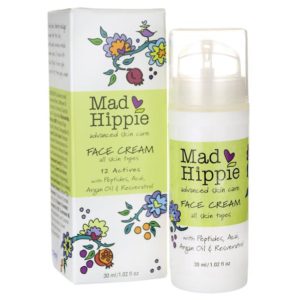 Mad Hippie Face Cream. Suitable for sensitive, combination, oily, dry or acne prone skin. Organic, clean, green, non-toxic. | Ethical Bunny's guide to cruelty free and vegan skincare, makeup, haircare, bodycare, personal care, fragrance, beauty and household. Ulta, Amazon, drugstore & Sephora ultimate shopping guide, best of beauty award winners, sales and discounts.
