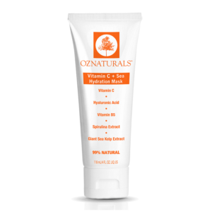 Oz Naturals Vitamin C brightening face mask. Suitable for sensitive, combination, oily, dry or acne prone skin. Organic, clean, green, non-toxic. | Ethical Bunny's guide to cruelty free and vegan skincare, makeup, haircare, bodycare, personal care, fragrance, beauty and household. Ulta, Amazon, drugstore & Sephora ultimate shopping guide, best of beauty award winners, sales and discounts.