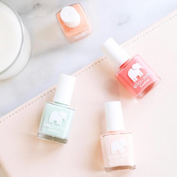 Ella + Mila affordable drugstore nail polish is certified by PETA. | Ethical Bunny's cruelty free and vegan brand list with skincare, makeup, haircare, hygiene, bath and body guides. Featuring indie, clean, green, sustainable, non toxic, organic, botanical and natural products.