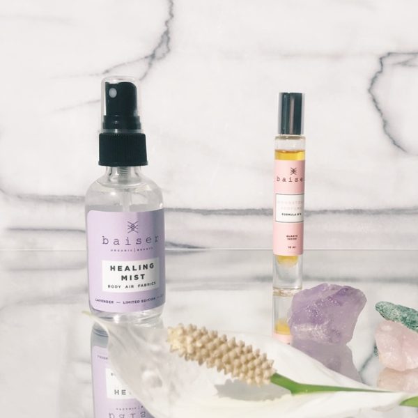 Baiser organic indie beauty fragrance and self care. | Ethical Bunny's cruelty free and vegan brand list with skincare, makeup, haircare, hygiene, bath and body guides. Featuring indie, clean, green, sustainable, non toxic, organic, botanical and natural products.