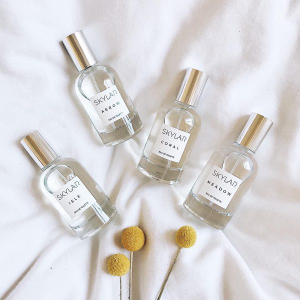 Skylar natural perfumes. | Ethical Bunny's cruelty free and vegan brand list with skincare, makeup, haircare, hygiene, bath and body guides. Featuring indie, clean, green, sustainable, non toxic, organic, botanical and natural products.