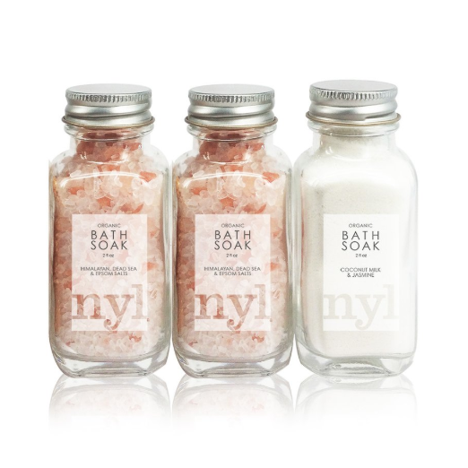 nyl bath soak trio christmas holiday shopping gift ideas | Ethical Bunny's cruelty free and vegan brand list with skincare, makeup, haircare, hygiene, bath and body guides. Featuring indie, clean, green, sustainable, non toxic, organic, botanical and natural products.