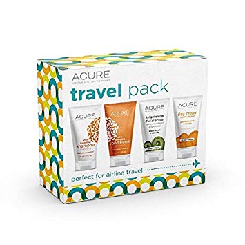 acure essentials travel pack | Ethical Bunny's cruelty free and vegan brand list with skincare, makeup, haircare, hygiene, bath and body guides. Featuring indie, clean, green, sustainable, non toxic, organic, botanical and natural products.